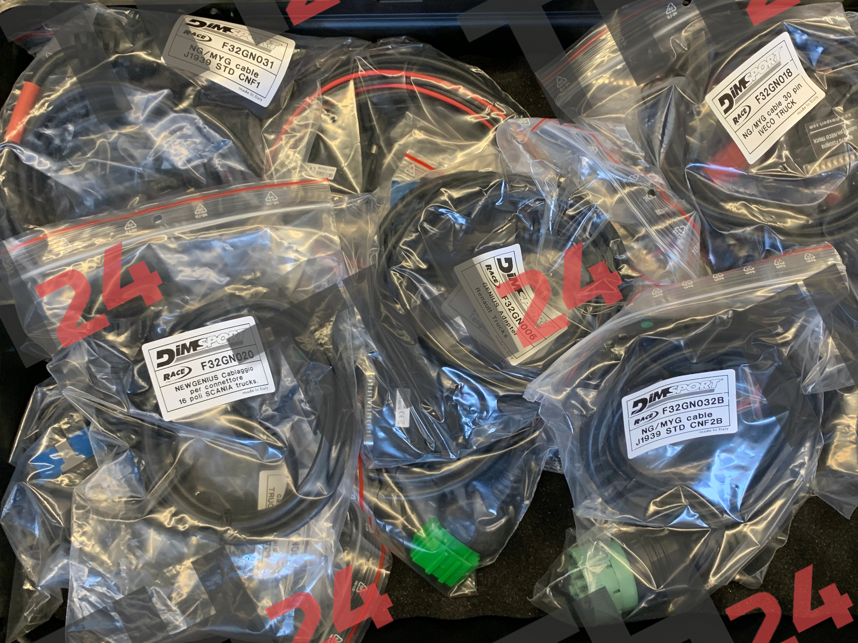 Marine Komplettsett Verkabelungen und Stecker für New Genius