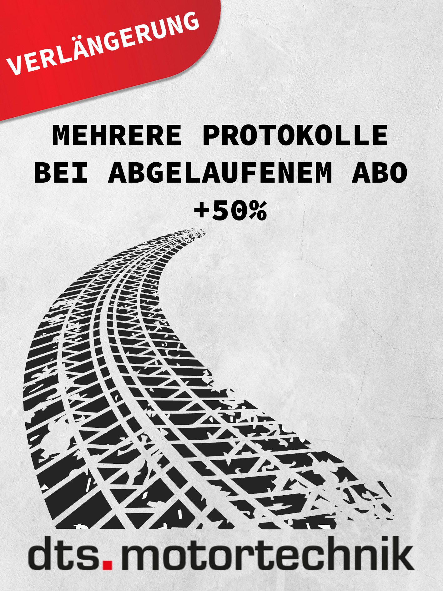 Verlängerung bei abgelaufenem Abo (+50%, 1 Monat überschritten)
