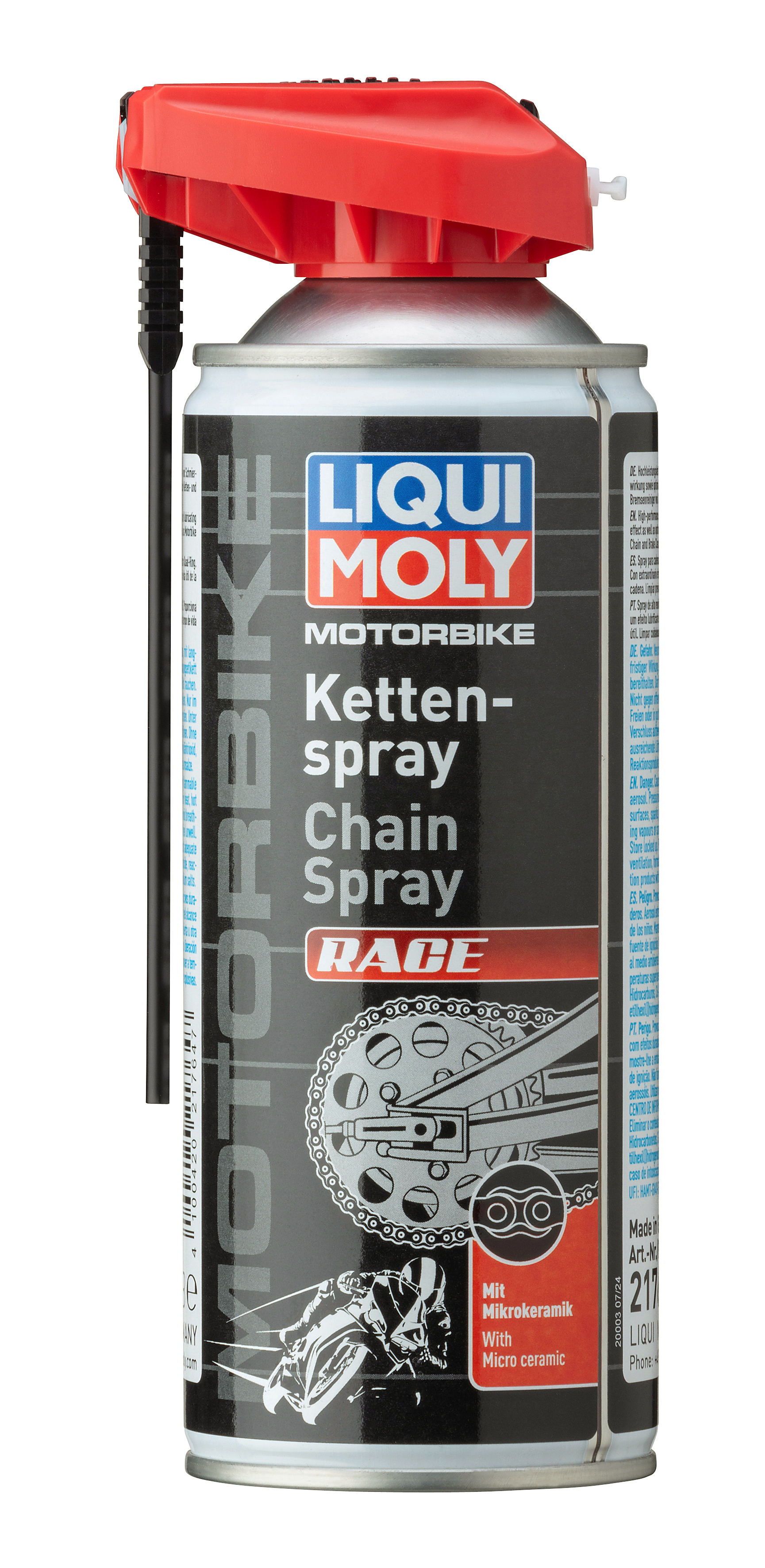 Motorbike Kettenspray Race