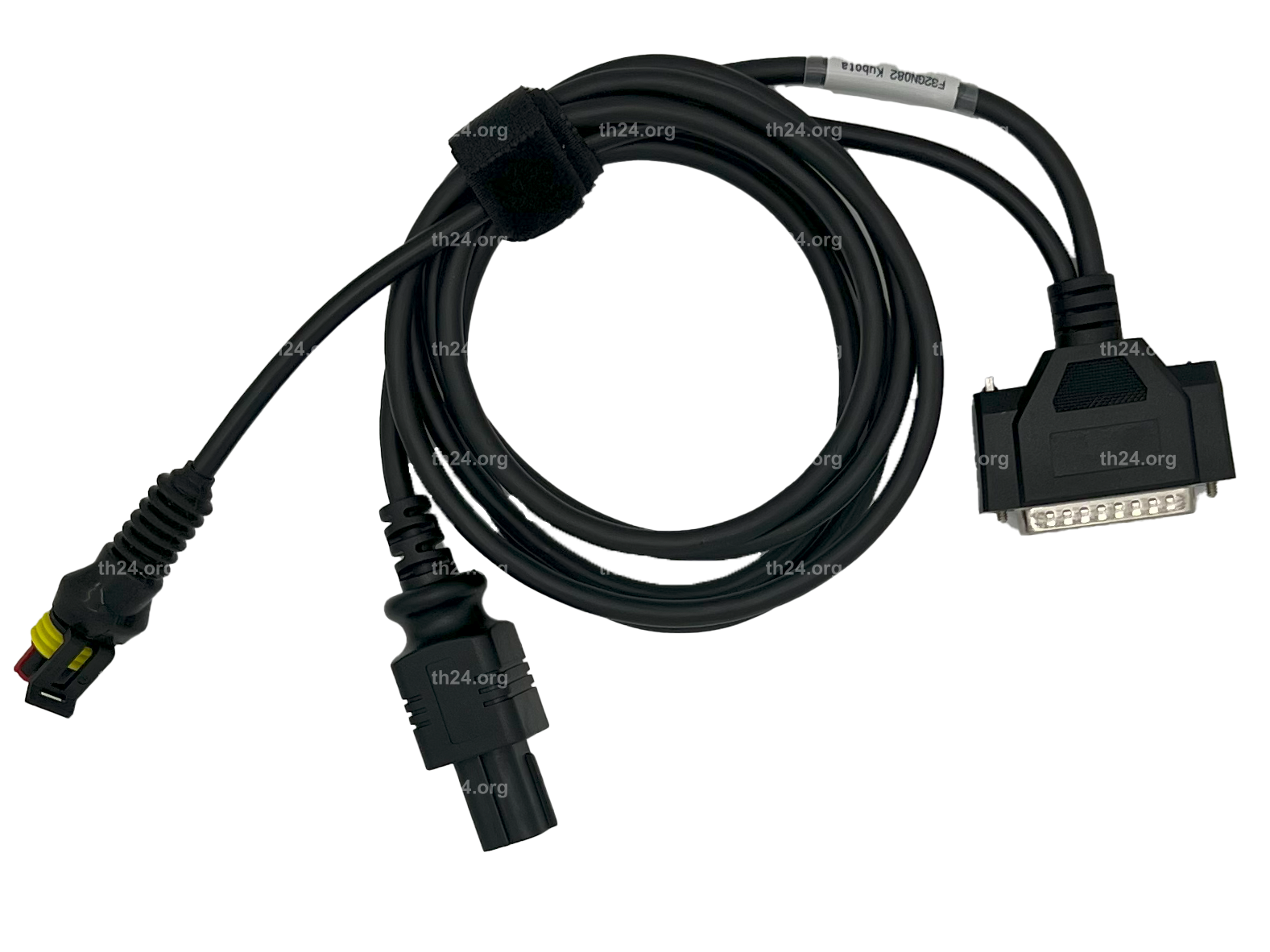 Kubota 4 Pin Diagnosestecker + 3 Pin Stromadapter F32GN081 - F32GN082
