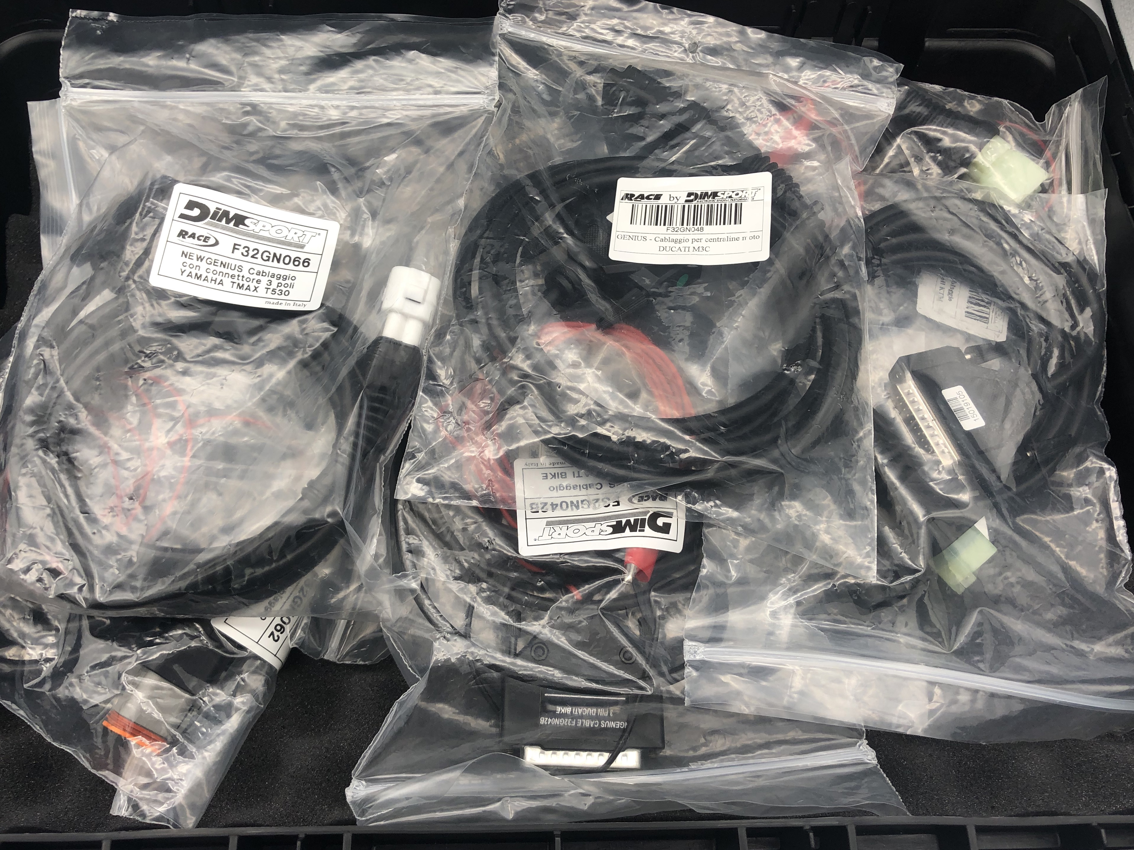 Motorrad Komplettsett Verkabelungen und Stecker für New Genius
